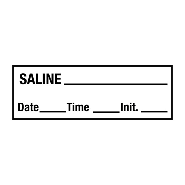 Saline_mg/ml DTI 1/2 x 500 White w/Black